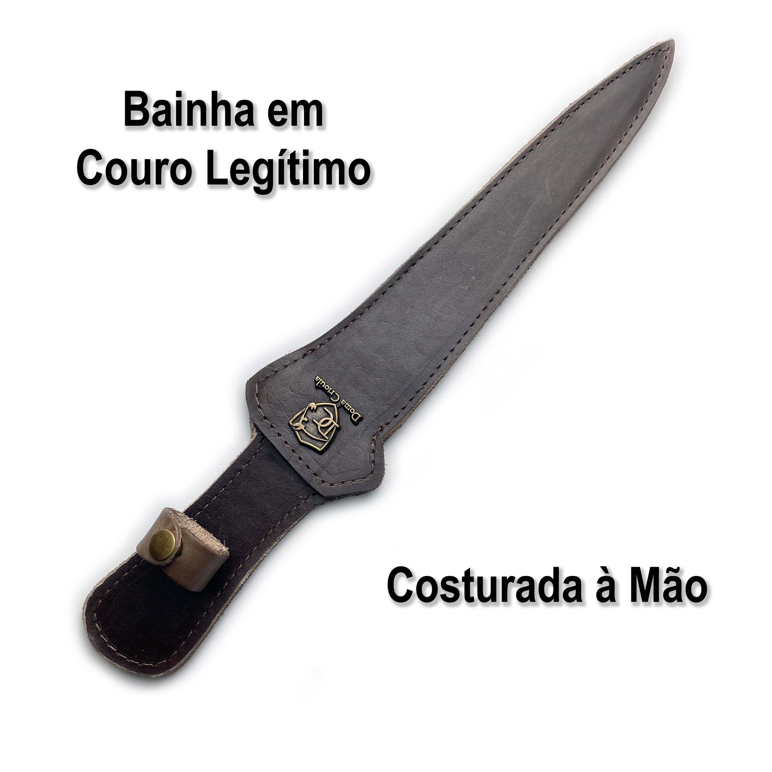 Punhal Artesanal 10" Cabo em osso