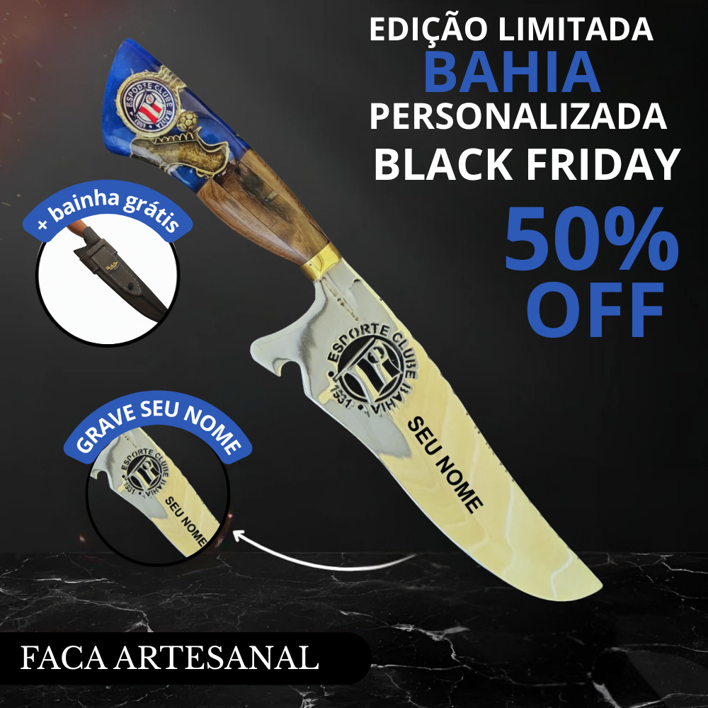 Faca De Churrasco Do Bahia- Personalizada